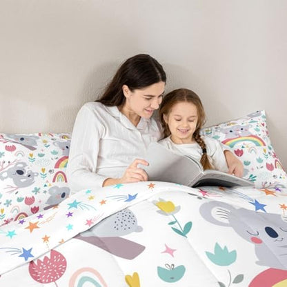 Feelyou Kids Cute Koala Bedding Set King Size for Children King