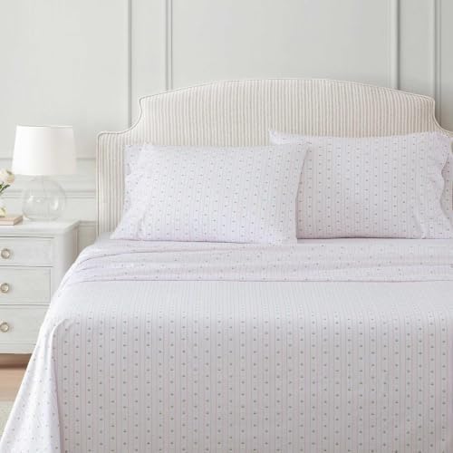 Martha Stewart - King Size Sheet Set with Fitted Sheet & Pillowcases