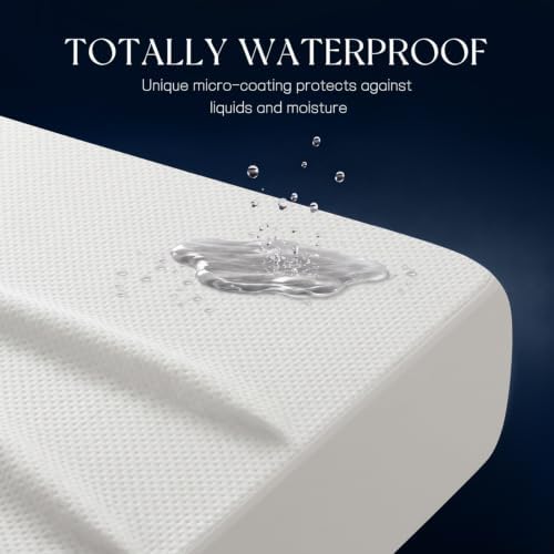 King Mattress Protector Tencel Luxury 100% Waterproof Mattress Cover