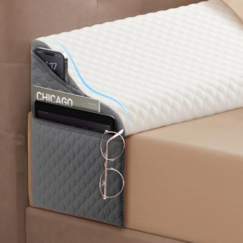 Queen Size Bed Wedge Pillow Headboard, Pillow Wedge for Headboard Gap(0-8")