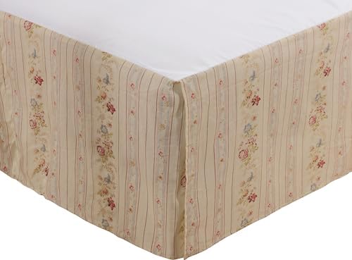 Greenland Home Fashions Antique Rose 100% Cotton Bed Skirt, Twin
