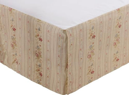 Greenland Home Fashions Antique Rose 100% Cotton Bed Skirt, Full