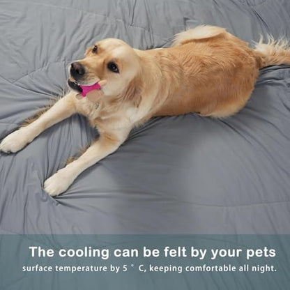 ACCURATEX Cooling Comforter Twin Size, Cool Blanket for Hot Sleepers,68x88