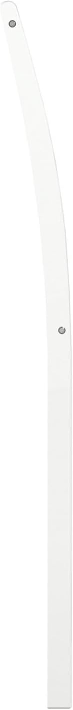 AFI, Portland Queen Sleigh Solid Wood Panel Headboard, White