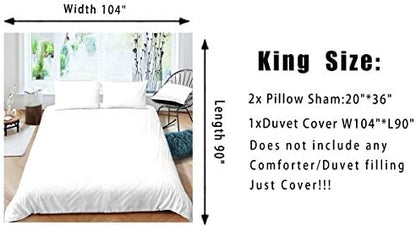 Feelyou Japanese Wave Duvet Cover King Size Boys Girls Teens