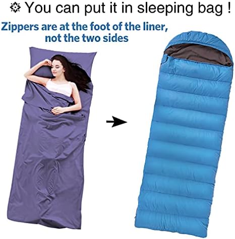 Sleeping Bag Liner All-Season Travel Sleep Sack for Adults