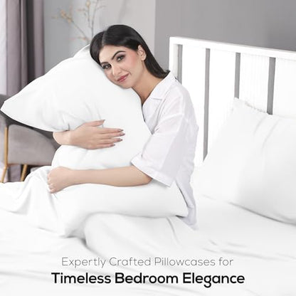 Utopia Bedding Jersey Knit Sheets 4 Piece, Cotton T-Shirt Feel, Twin, White