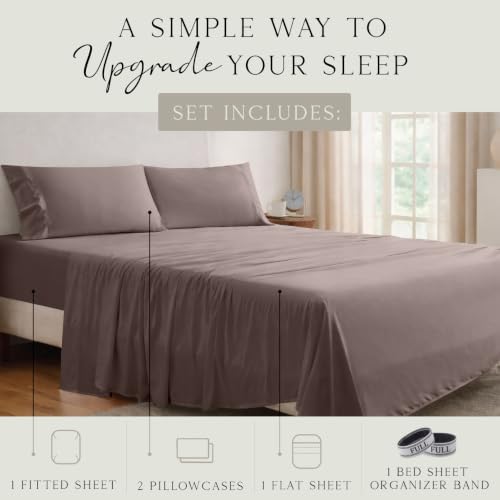 KARISSA MAE Luxury Bamboo Viscose Full Size Sheet Set