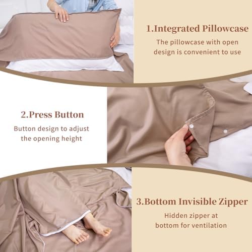 Sleeping Bag Liner, Compact Travel Sheets for Hotel Hostel
