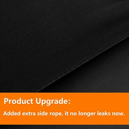 TAIMIT Black Full Size Comforter Set - 7 Pieces, Bed in a Bag Bedding Sets with All Season Soft Quilted Warm Fluffy Reversible Comforter,Flat Sheet,Fitted Sheet,2 Pillow Shams,2 Pillowcases