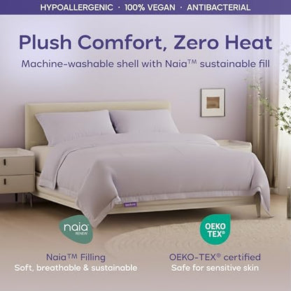 Mellow Cloud Cold Cooling Comforter for Hot Sleepers, Built-in Duvet