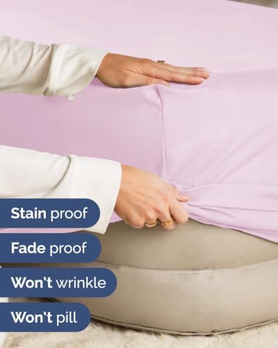 CGK Linens 2 Pack Extra Deep Twin XL Fitted Sheets - Light Pink