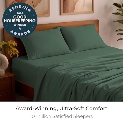 Mellanni Iconic 4-Piece, Ultra Soft Sheet Set (Queen, Emerald Green)