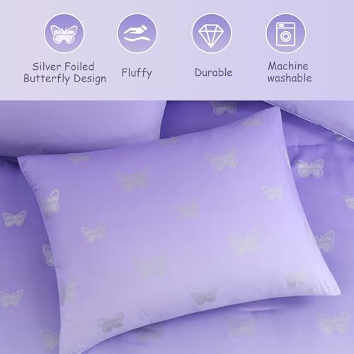 Twin Comforter Set with Sheets for Girls-5 Pieces Twin Bedding Sets