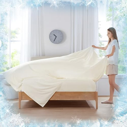 Comfort Spaces Coolmax Moisture Wicking Cooling Sheet Set, Full 4 Piece