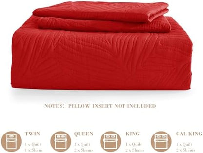 Exclusivo Mezcla 3-Piece Lightweight California King Quilt Bedding Set