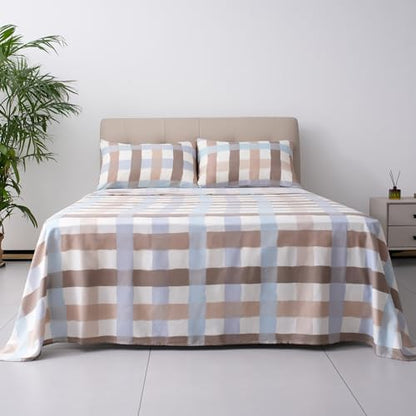 Best Season Queen Size Sheet Set 4 Piece -Microfiber Soft Durable Bedding Sheet Set,Deep Pocket,Stain,Fade & Wrinkle Resistant