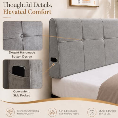 Full Headboard with Adjustable Height