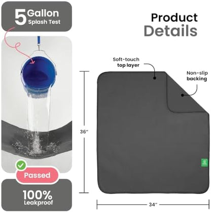 IMPROVIA® Washable Underpads, Heavy Absorbency Reusable Incontinence Pads