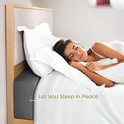 Deepshark Bed Gap Filler for Queen Mattress, High-Density 45D Sponge, Removable and Washable Cover, Mattress Extender Filler for Headboard Gap, Bed Space Crack, Wall(60"×6"×10", Queen)