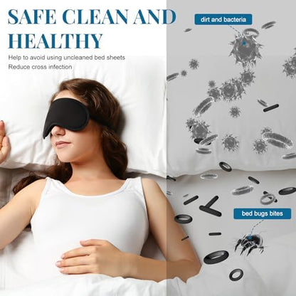 Preboun 5 Sets Disposable Bed Sheets for Travel Queen Size