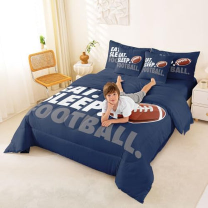 Erosebridal Football Bedding Set Queen
