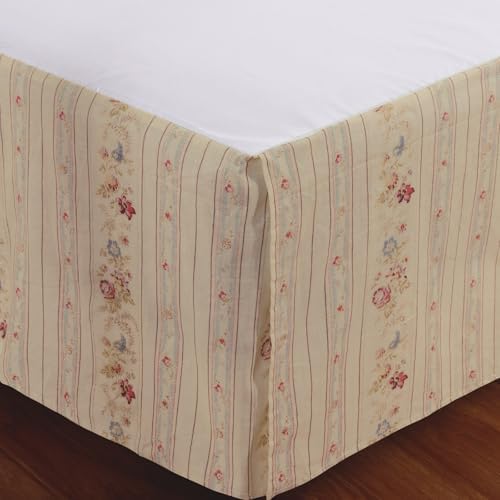 Greenland Home Fashions Antique Rose 100% Cotton Bed Skirt, Full