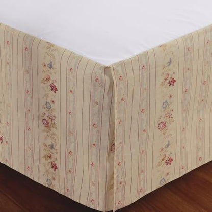 Greenland Home Fashions Antique Rose 100% Cotton Bed Skirt, Full