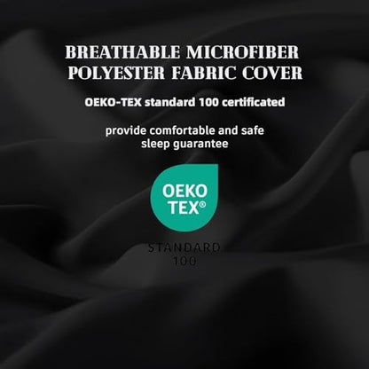 DOWNCOOL Comforters King Size,Black Duvet Insert, Lightweight Quilt