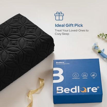 BEDLORE Waterproof Mattress Protector, Queen Size Mattress Pad Noiseless