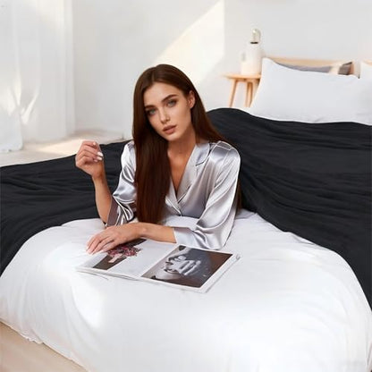 Electric Heated Blanket 84"x90" Queen Size, Dark Grey