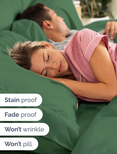 Extra Deep Split King Sheet Set - Breathable & Cooling - Emerald Green