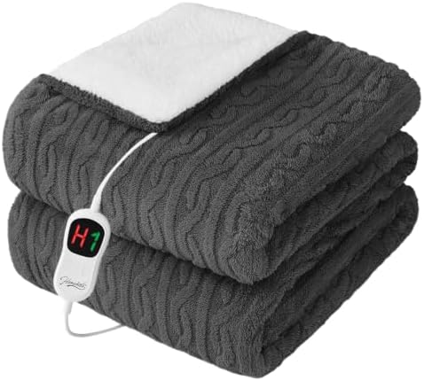 Homemate Heated Electric Blanket Full Size 72"x84" Heating Blanket