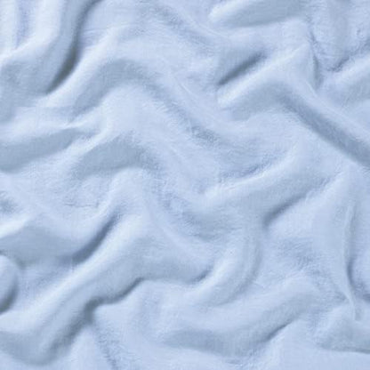 Sijo Stone Washed Organic French Linen Bed Sheet Set, GOTS Certified Organic, Best Cooling Linen Sheet Award by Sleep Foundation, 1 Flat Sheet Only (Sky, King/Cal King)