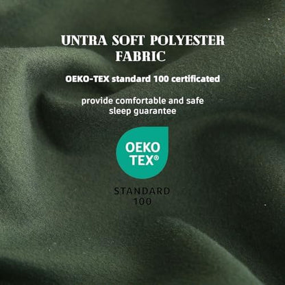 DOWNCOOL Comforters King Size,Green Duvet Insert,Lightweight Quilt