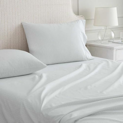 Martha Stewart - Twin Size Sheet Set with Fitted Sheet & Pillowcase