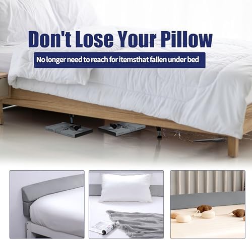 HOMBYS Wedge Pillow Headboard for Bed Gap,Foldable Bed Wedge Gap Filler Queen Size,Matterss Gap Filler,Multi Functional Bed Crack Pillow, Fill The Gap (0-7") Between Your Headboard and Mattress