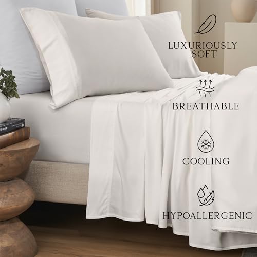 KARISSA MAE Luxury Bamboo Viscose Full Size Sheet Set