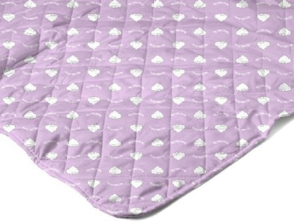 Northwest My Little Pony Purple Skies Twin Quilted Blanket, Comfy Throw, Adults Boys Girls, Soft Lightweight Bedding for Bed, or Couch, 60 x 80 inches