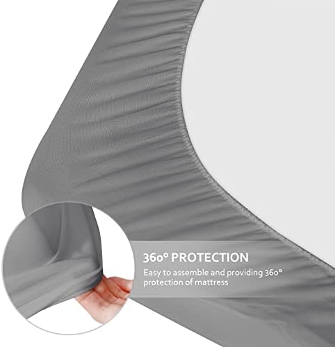 Cot Sheets 31" x 75"(Sheet Only) Grey