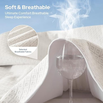 BEDLORE California King Mattress Protector, Waterproof Mattress Cover