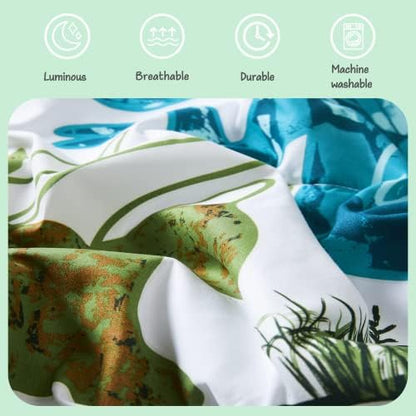 Boys Full Size Bedding Set - 7 Pieces Dinosaur Bedding Full Comforter Sets