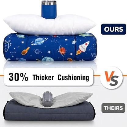 Primlect Toddler Nap Mat with Pillow, Thickened Extra Large Sleeping Bag