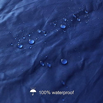 Coldwind Mattress Bags for Moving and Storage,Waterproof Mattress Cover for Moving with Heavy Duty Handles, Reusable Mattress Storage Bag, Moving Supplies & Moving Bags,California King Size,Navy