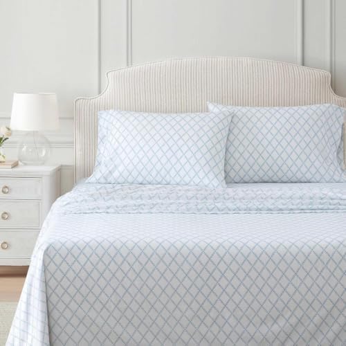 Martha Stewart - King Size Sheet Set with Fitted Sheet & Pillowcases