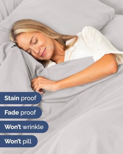 Extra Deep Flex Top Split Head King Sheet Set - 6pc Sheets - French Grey