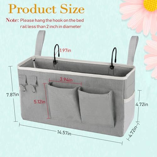 Bedside Caddy Bedside Storage Bag for Headboards/Bunk Bed