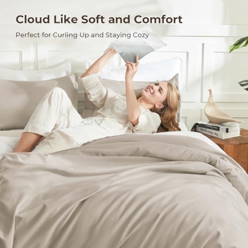 Litanika Super King Comforter Set, 3 Pcs Lightweight Bedding Set
