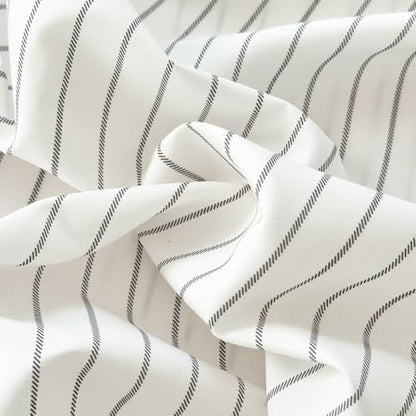 NSNLGSGC Black & White Striped Duvet Cover Set, Queen