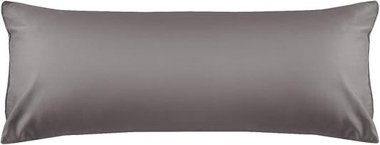 Warmstar Cotton Body Pillow Cover 1 Pack, 600 Thread Count Body Pillow case 20"x54", Long Body Pillow Case Cover Soft Breathable with Envelope Closure,Dark Grey